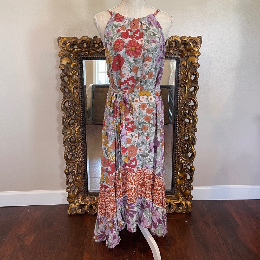 GiGiO Floral Maxi Dress Ladies Size M
